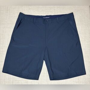 Greg Norman Collection Navy Flat Front Performance Golf Shorts